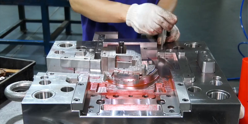 Fazendo o molde de inje&ccedil;&atilde;o